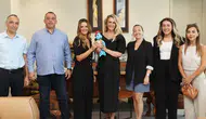 Meritta heyeti, Nilden Bektaş Erhürman’ı ziyaret etti