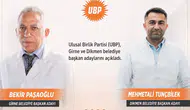 UBP'nin Girne adayı Bekir Paşaoğlu, Dikmen adayı Mehmetali Tunçbilek
