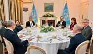 Erhürman, Guterres ve Hristodulidis akşam yemeğinde bir araya geldi
