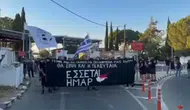 Kıbrıslı Rum örgütlerinden 20 Temmuz nedeniyle yol kapatma eylemi