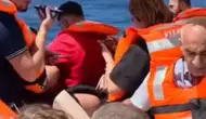 Alabora olan yolcu gemisinden bir grup yolcu daha sahile getirildi