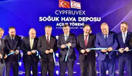 Cypfruvex Güzelyurt Soğuk Hava Deposu Entegre Tesisleri hizmete açıldı