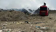 Güngör çöp alanında yangın: Çevre Koruma Dairesi ekibi bölgede inceleme ve denetimlerde bulundu