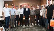 Güzelyurt Belediye Başkanı Mahmut Özçınar, Kıbrıs gazileri ile görüştü