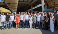 CTP ile TDP Lefkoşa Açık Pazarı’nda yurttaşlarla buluşarak vizyonlarını aktardı