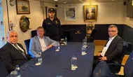Cumhurbaşkanı Erhürman, arama kurtarma gemisinde çalışmaları izliyor