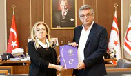 Ombudsman İlkan Varol, 41. Dönem Raporu'nu Tufan Erhürman’a sundu
