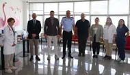 Polis mensuplarından Çocuk Onkoloji Servisi’ne ekipman desteği