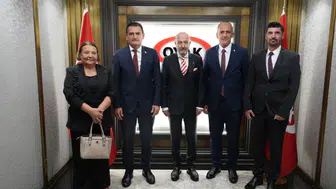 Bakan Oğuz, Ankara’da Emekli Korgeneral Aksakallı’yı ziyaret etti