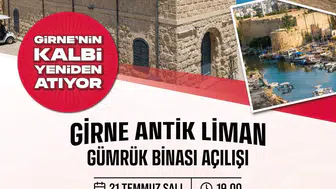Eski Gümrük binası 21 Temmuz'da halkın hizmetine açılıyor