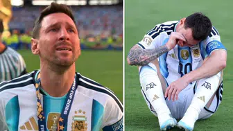 Lionel Messi gözyaşlarına boğuldu