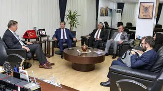 Ertuğruloğlu, Alman Milletvekili Krah’ı kabul etti: İki devletli çözüm vizyonu aktarıldı