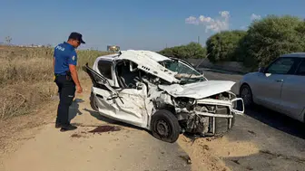 Güzelyurt-Lefkoşa yolunda kaza!