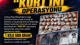 Polis’ten uyuşturucu tacirlerine “Kurt İni” operasyonu: 1 buçuk kilo uyuşturucu ele geçirildi