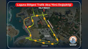 Laguna Bölgesi’nde trafik akış yönü değiştiriliyor