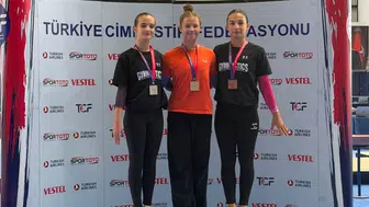 Cimnastik Federasyonu sporcusu Kaleria Pankratova’dan KKTC cimnastiğinde tarihi şampiyonluk