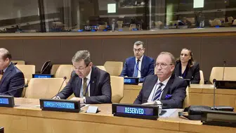 Ertuğruloğlu, New York’ta EİT Dışişleri Bakanları Konseyi Gayriresmî Toplantısı’nda konuştu: “Tek ada, iki devlet”