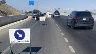 Lefkoşa Kuzey Çevre Yolu'nun bir bölümü trafiğe kapatıldı