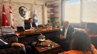 Albayrak, Çatalköy-Esentepe Belediyesini ziyaret etti