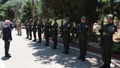 Türkiye Milli Savunma Bakanı Güler, KKTC'de konuşlu 39'uncu Mekanize Piyade Tümen Komutanlığını denetledi
