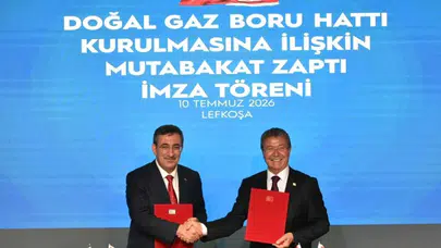 KKTC ile Türkiye arasında doğalgaz boru hattı mutabakatı imzalandı
