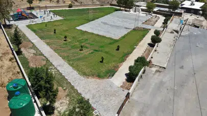 Geçitkale-Serdarlı Belediyesi, Gülden Kasım Çocuk Parkı’nda yenileme çalışmaları başlattı