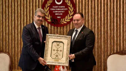 Öztürkler, Parlamentolar Arası Dostluk Grubu Başkanı Erdem’i kabul etti: Burada, 52 yıldır huzur ve güven var