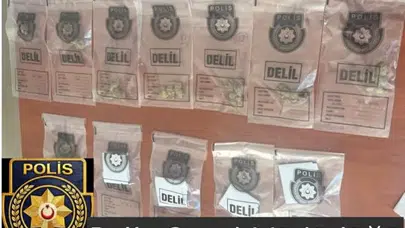 İskele’de 11 ayrı noktaya bırakılan uyuşturucular ele geçirildi