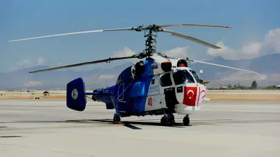 Yangın söndürme helikopteri teslim edildi