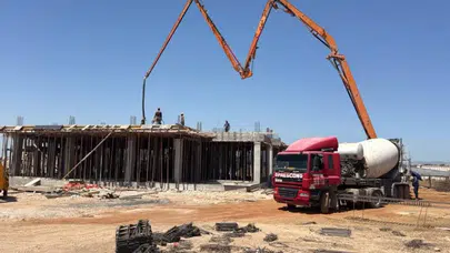 Kıb-Tek’in yeni hizmet binalarında çalışmalar hız kesmiyor