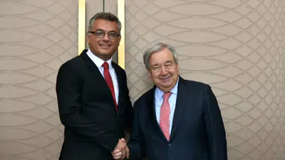 Erhürman-Guterres görüşmesi başladı