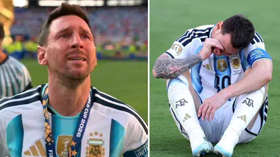 Lionel Messi gözyaşlarına boğuldu