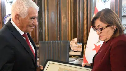Özçınar ve Şahin bir araya geldi: Ortak projelerin hayata geçirilmesine yönelik kararlılık vurgulandı