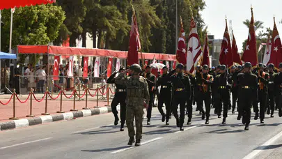 30 Ağustos Zafer Bayramı bugün KKTC’de de törenlerle kutlanıyor