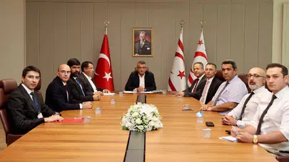 Cumhurbaşkanı Tufan Erhürman, gemi faciasını incelemek için Türkiye'den gelen heyeti kabul etti