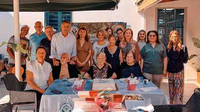Mağusa’da yaşlılara doğum günü etkinliği