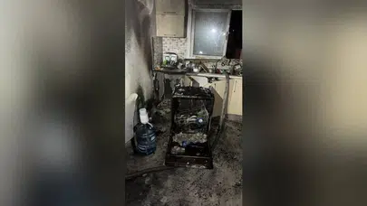 Gönyeli’de bulaşık makinesi yangına neden oldu