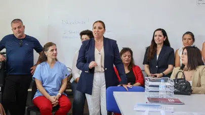 CTP GAB Başkan adayı Soyalp, bölge okullarını ziyaret etti: Eğitim alanındaki katkıyı artıracağız