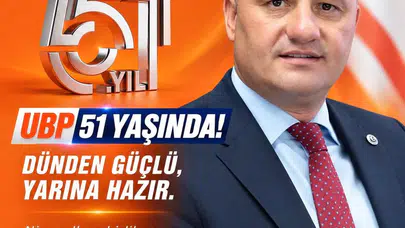 Alişan Şan: Dünden güçlü, yarına hazır… UBP 51 yaşında