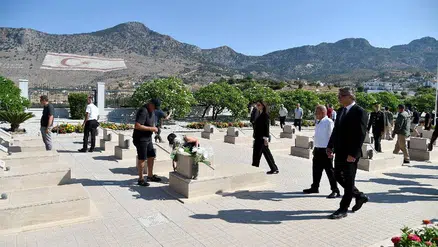 Taşkent Şehitleri törenle anıldı: Kıbrıs Türk halkının yaşadığı acıların yok sayılmasına sessiz kalmayacağız